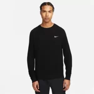Nike Woods Mens Knit Golf Sweater - Black