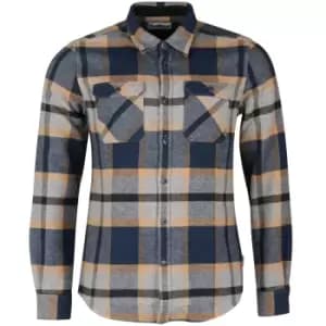 Barbour Mens Rhobell Tailored Shirt Grey Marl Large