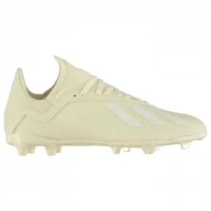 adidas X 18.3 Junior FG Football Boots - OffWhite