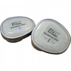 Scan Filter Cartridges P2 for SCAPPERESPA1 and SCAPPERESPA2 Respirators Pack of 2