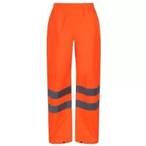 Regatta - Hi-Vis Pro Packaway Trouser - Orange - Large - High Visibility