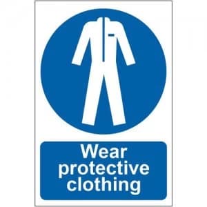 Wear protective clothing Sign