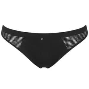 Chantelle Motif Brazilian Briefs - Black