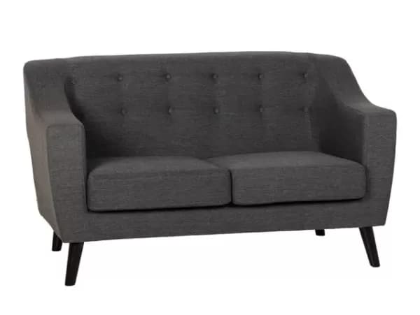 Seconique Ashley Grey Fabric 2 Seater Sofa