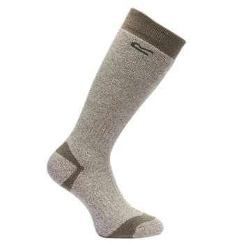 Regatta Green Anti-Bacterial Long Wellington Sock - age 6-8