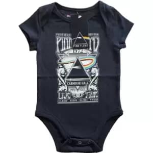 Pink Floyd - Carnegie Hall Poster Kids 24 Months Baby Grow - Black
