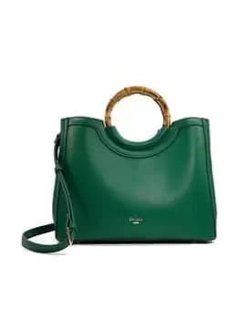 Dune London Distinguish Bamboo Handle Shopper - Green, Women