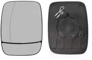 VAN WEZEL Wing Mirror Glass * HAGUS * 3891837 Side Mirror Glass,Mirror Glass OPEL,RENAULT,FIAT,Vivaro B Combi (X82),Vivaro B Kastenwagen (X82)