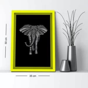 3550AHS-061 Multicolor Decorative Framed MDF Painting