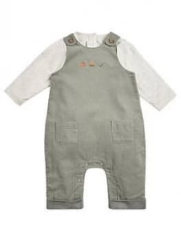 Mamas & Papas T-Shirt & Dungarees Set Baby Boys