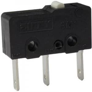Zippy Microswitch SM1 N6S 00B0 Z 250 V AC 6 A 1 x OnOn momentary