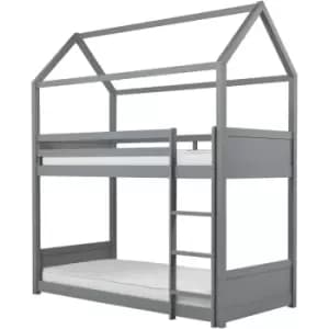 Home Bunk Bed Grey