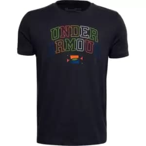 Under Armour Live Multicolour T Shirt Junior Boys - Black
