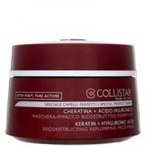 Collistar Masks Pure Actives Keratin + Hyaluronic Acid Reconstructive Replumping Mask 200ml