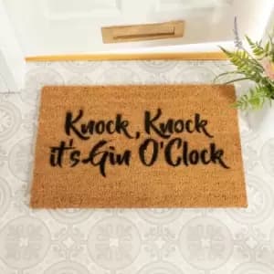 Artsy Doormats Gin O'clock Doormat