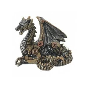 Mechanical Hatchling Dragon Statue