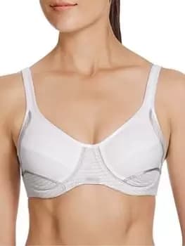 Berlei Electrify Non Padded High Impact Sports Bra - White, Size 34B, Women