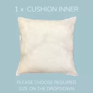 100% Hollowfibre Cushion Inner Pad Insert Filling Deep Thick 18x18 45x45cm - White