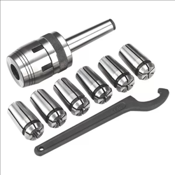 Genuine SEALEY SM2503MCSET Mill Chuck Set MT2-M10 Ø3-10mm