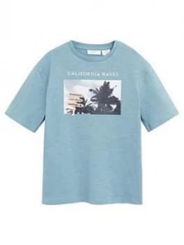 Mango Boys California Short Sleeve Tshirt - Teal