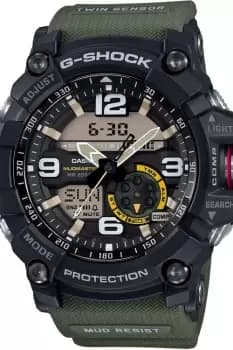 Mens Casio G-Shock Mudmaster Master Of G Alarm Chronograph Watch GG-1000-1A3ER