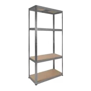Rb Boss Galvanised Shelf Kit 4 Wood Shelves - 1600 x 750 x 350mm 175kg Udl