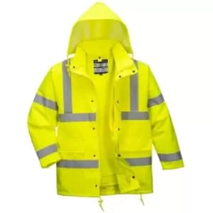 Portwest - S468YER4XL - sz 4XL Hi-Vis 4-in-1 Traffic Jacket - Yellow - Yellow