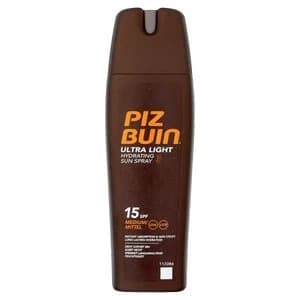 Piz Buin Ultra Light Hydrating Sun Spray Medium SPF15 200ml