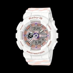 Casio Baby-G Standard Analog-Digital Watch BA-110CH-7A - White