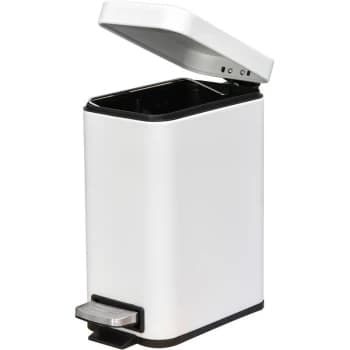 Homcom - 5L Steel Waste Trash Can Pedal Rubbish Garbage Storage Bucket