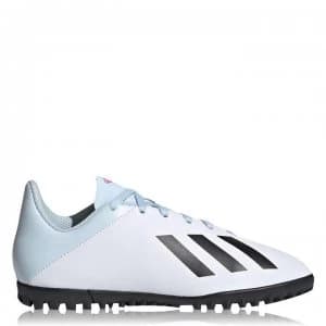 adidas X 19.4 Childrens Asto Turf Trainers - White/Blk/Pink