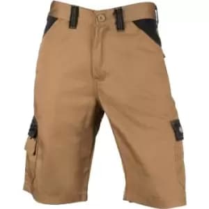 Dickies Workwear Mens Everyday Shorts (38R) (Khaki/Black) - Khaki/Black