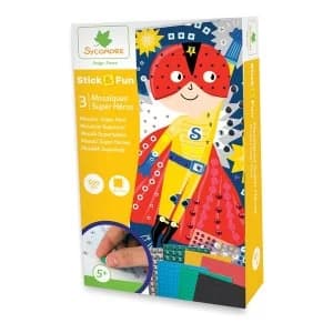 Sycomore Stick & Fun Childrens Mosaics Super Hero's