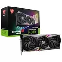 MSI GeForce RTX 4080 Gaming X Trio 16GB GDDR6X PCI-Express Graphics Card