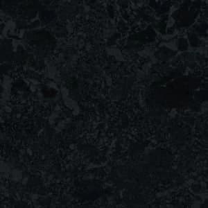 28mm Midnight Black Gloss Granite effect Round edge Laminate Worktop L2m D365mm