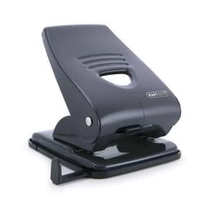 Rapesco 835 Heavy Duty 2 Hole Metal Hole Punch Black