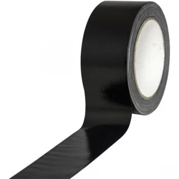 Toolcraft 404177 Fabric Gaffer Tape 20 m x 48mm - Black