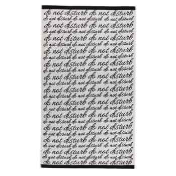 Hotel Collection Do No Disturb Beach Towel - Do Not Disturb