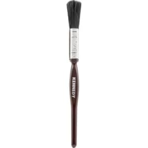 Flat Paint Brush, Natural Bristle, 1/2IN.