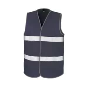 Result Adults Unisex Safeguard Enhance Visibility Vest (S/M) (Navy Blue)