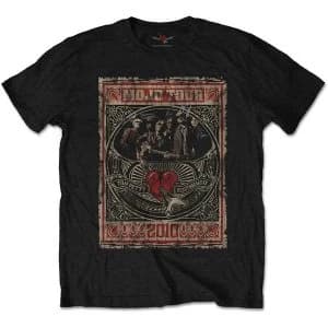 Tom Petty & The Heartbreakers - Mojo Tour Unisex Large T-Shirt - Black