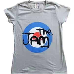 The Jam - Spray Target Logo Ladies XX-Large T-Shirt - Grey