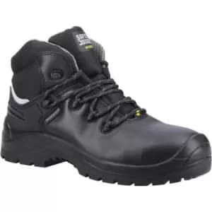 Safety Jogger Mens Waterproof Leather Safety Boots (7.5 UK) (Black)