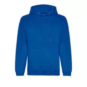 Awdis Mens Organic Hoodie (L) (Royal Blue)