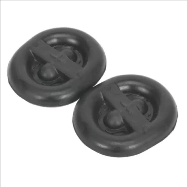 Genuine SEALEY EX03 Exhaust Mounting Rubbers - L62 x D54 x H13.5 (Pack of 2)