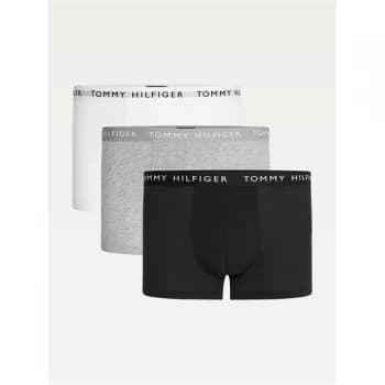 Tommy Bodywear 3P TRUNK - Blk/White/Gry