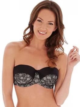 Charnos Superfit padded strapless bra - Black