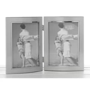 Silver Anodised Double 5x7 Frame