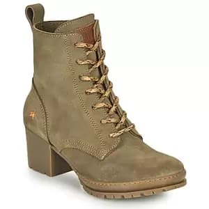Art CAMDEN womens Low Ankle Boots in Kaki