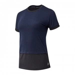 New Balance Impact Run Hybrid Running T-Shirt - Eclipse Heather